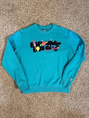 Billionaire Boys Club Turquoise Graphic Crewneck Sweatshirt - Men